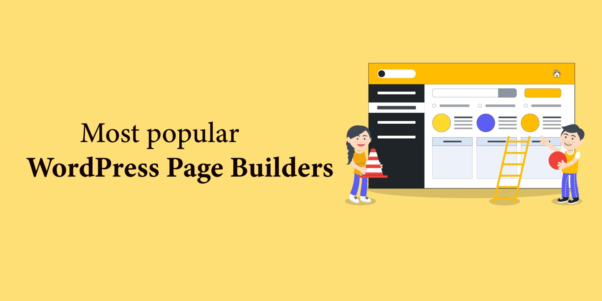 Most popular WordPress Page Builders
