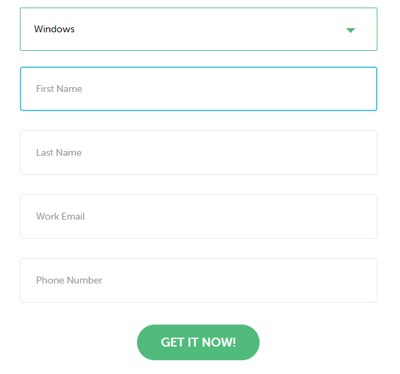 fill out the form by entering your details