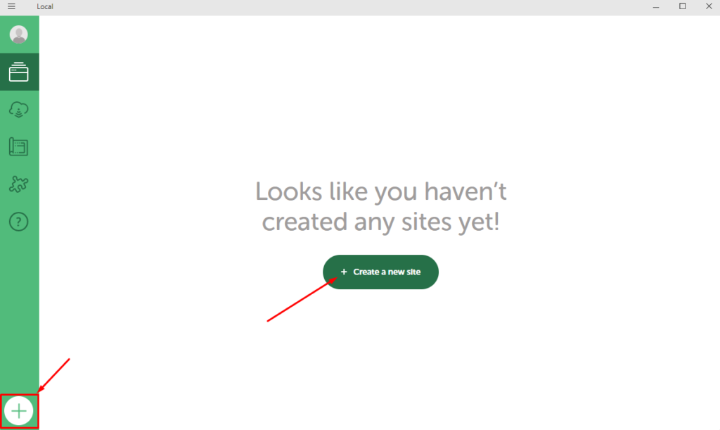 Create a New Site