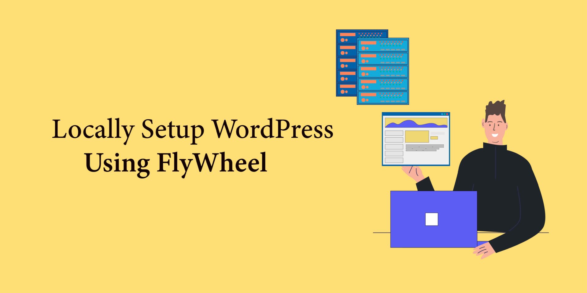 locally setpup wordpress using flywheel
